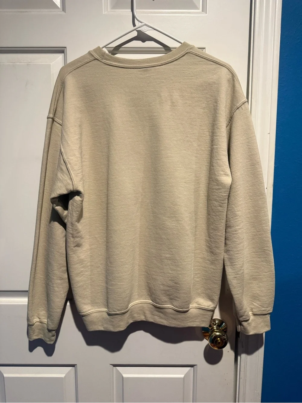 Gildan Unisex Mac Miller Cream Crewneck Sweatshirt - Size Medium